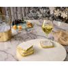 Mud Pie 41140011 Marble Lazy Susan White, 16″ dia