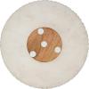 Mud Pie 41140011 Marble Lazy Susan White, 16″ dia