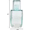 Mud Pie Bedside Carafe Set, Glass, 8 1/2″ x 3 3/4″