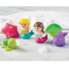 Mud Pie Mermaid Bath Plastic Toy Set Kids Product, Approx 2″