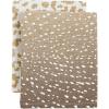 Mud Pie Leopard Towel Set, Zebra, 26″ x 16.5″(Fawn)
