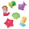 Mud Pie Mermaid Bath Plastic Toy Set Kids Product, Approx 2″