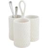 Mud Pie Woven Utensil Holder; 8 1/2″ x 7″ Dia