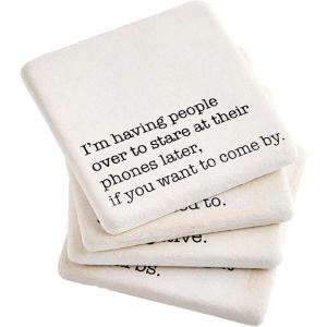 Having Printed Coaster Set(Having)