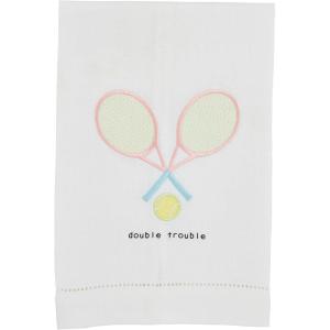 Mud Pie Double Trouble Tennis Towel; 21″ x 14″