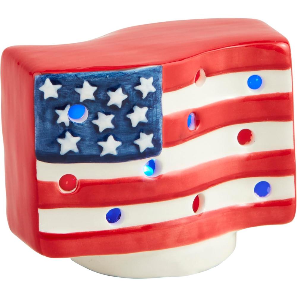 image:imageMud Pie Americana Flag Light Up Sitter 2 12 X 3