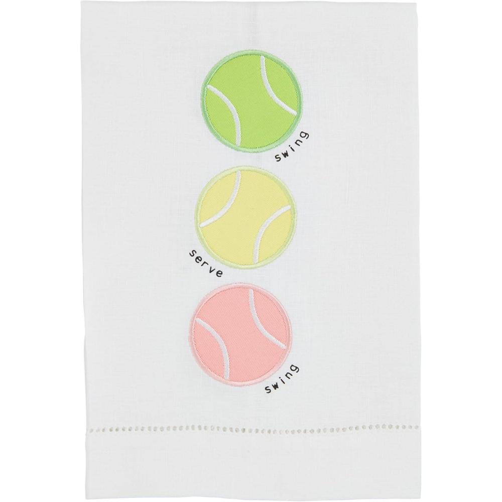 image:imageMud Pie Triple Racket Tennis Towel 21 x 14