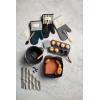 Mud Pie Bread Basket Warming Tile Set; basket 10″ x 9″ | tile 8 1/4″ x 7 1/4″