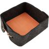 Mud Pie Bread Basket Warming Tile Set; basket 10″ x 9″ | tile 8 1/4″ x 7 1/4″