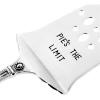 Mud Pie Circa Pie Plate with Server, White/Silver, Plate 2.25″” x 11″” Dia., Server 10″””