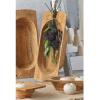 Mud Pie DOUGH BOWL SET, Brown, small 5″ x 20″ x 8″ | large 5″ x 24″ x 10 1/2″(Natural Brown)