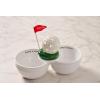 Mud Pie Golf Ball Light Up Sitter; 4 1/4″ X 2 1/2″