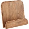 Mud Pie Beaded Cookbook Holder(Natural Brown)