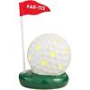 Mud Pie Golf Ball Light Up Sitter; 4 1/4″ X 2 1/2″
