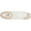 Mud Pie Oyster Tidbit And Tray Set; tray 4″ x 14″ | dip 2″ x 5″