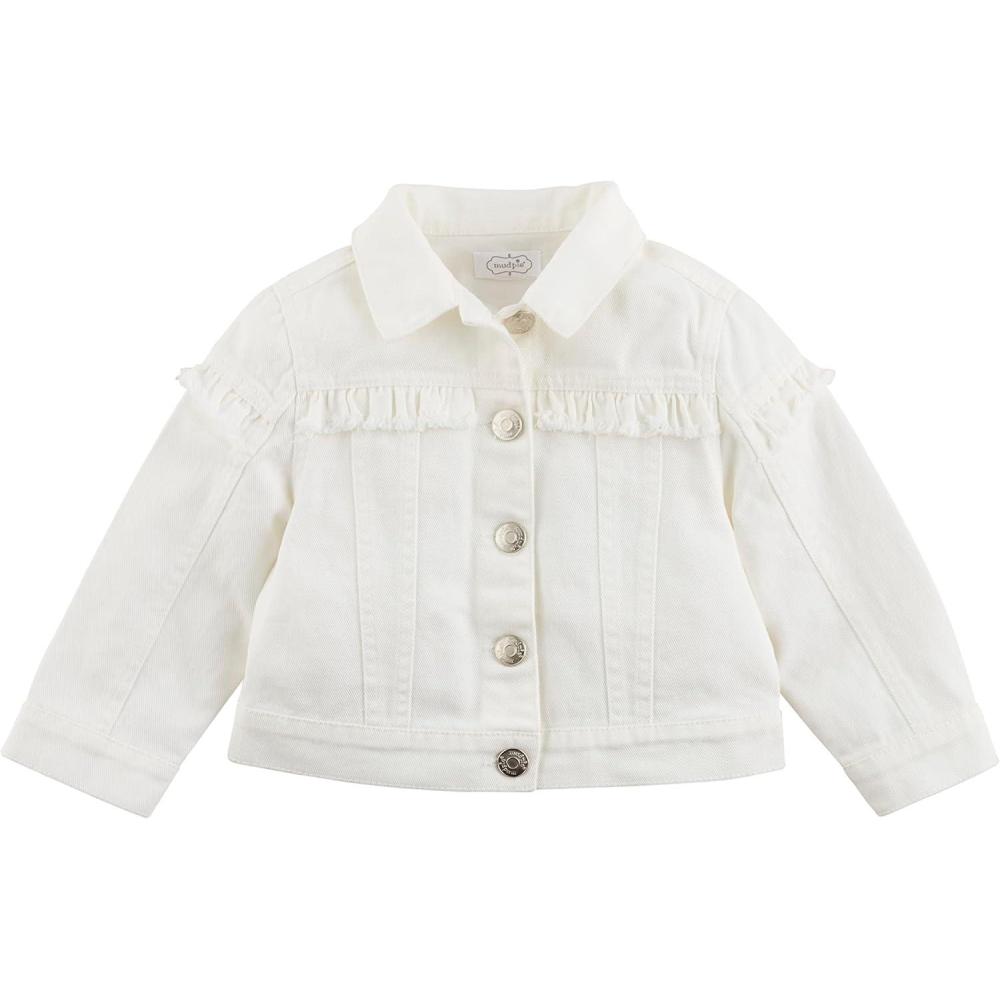 image:imageMud Pie girls Mud Pie Girls Denim JacketWhite