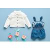 Mud Pie girls Mud Pie Girls Denim Jacket(White)