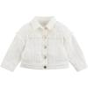Mud Pie girls Mud Pie Girls Denim Jacket(White)