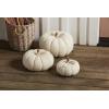 Mud Pie Cream Pumpkin Sitter, Medium