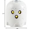 Mud Pie Led Taper Holder, Ghost; 2.56″ x 3.15″