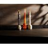 Mud Pie Led Taper Holder, Skeleton, 2.86″ Dia x 3″ H
