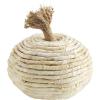 Mud Pie Corn Husk Rope Pumpkin, Large