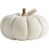Mud Pie Cream Pumpkin Sitter, Medium