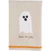 Mud Pie Crochet Towel, Boo, 10.5″ x 7″