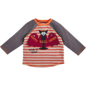 Mud Pie Baby Boys Halloween Pumpkin T-Shirt(Vampire)