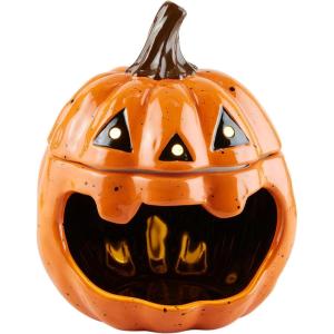 Mud Pie Open Candy Container, Pumpkin, 6″ x 4.75″
