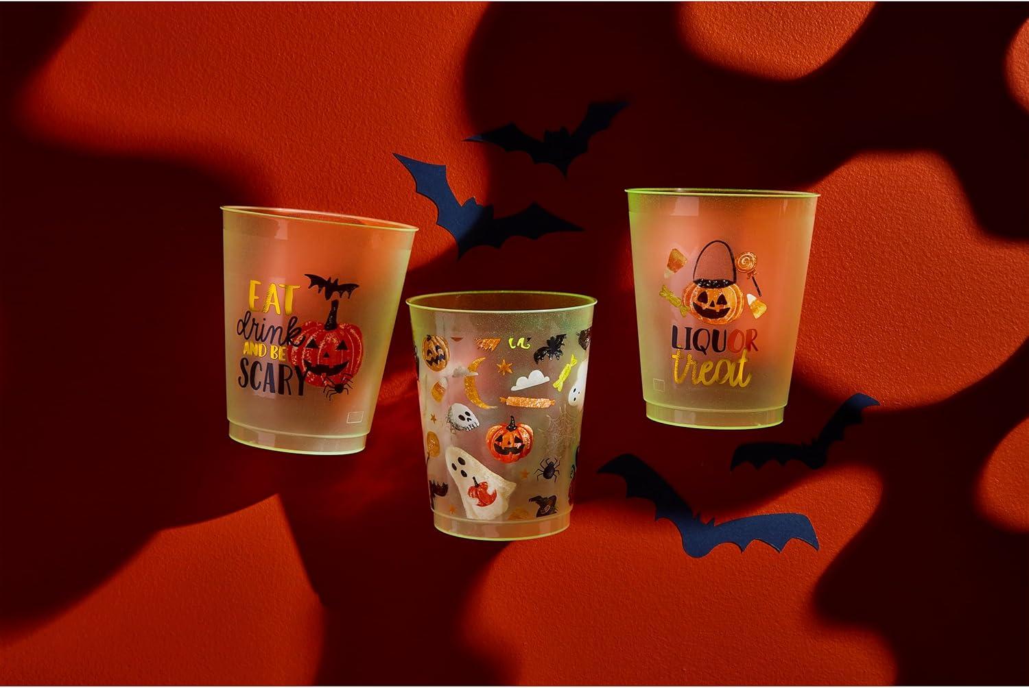 image:imageMud Pie Glow Party Cup Halloween Print 16 oz