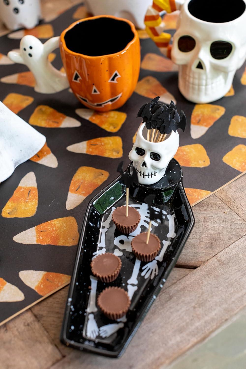 image:imageMud Pie Halloween Tray Toothpicks Skeleton