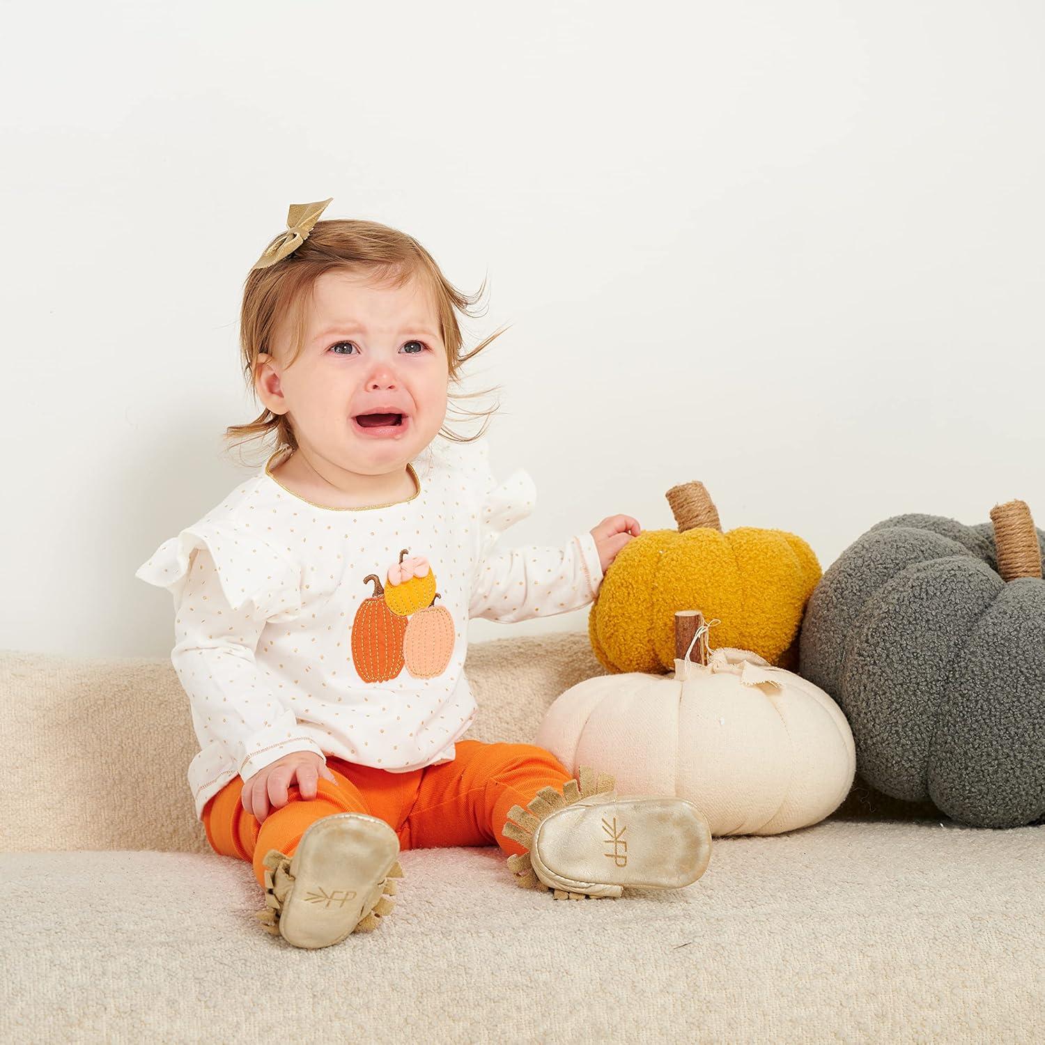 image:imageMud Pie Shearling Fablic Pumpkin Dcor Yellow Small