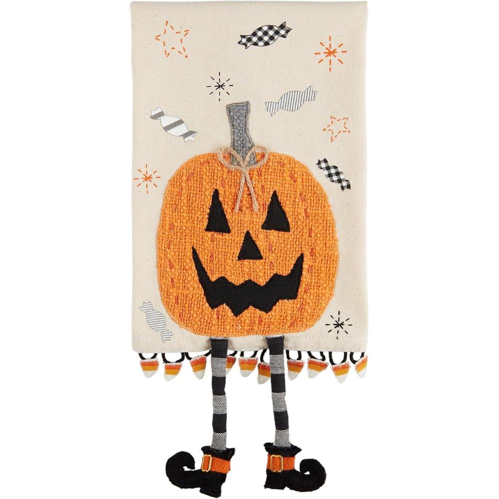 image:imageMud Pie Dangle Leg Towel Pumpkin 105 x 7