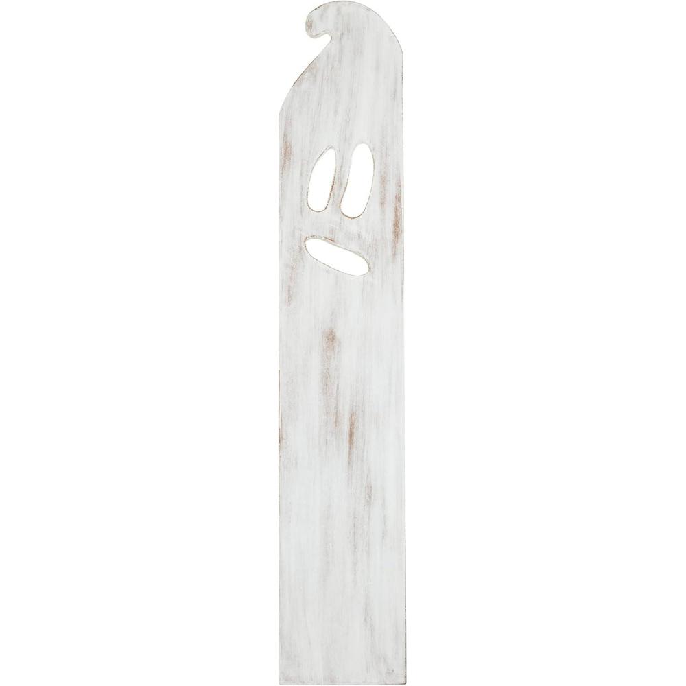 image:imageMud Pie Halloween Decorative Plank Ghost 6 x 33