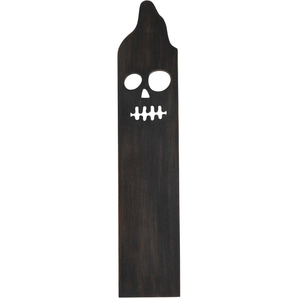 image:imageMud Pie Halloween Decorative Plank Skelton 4 12 x 22