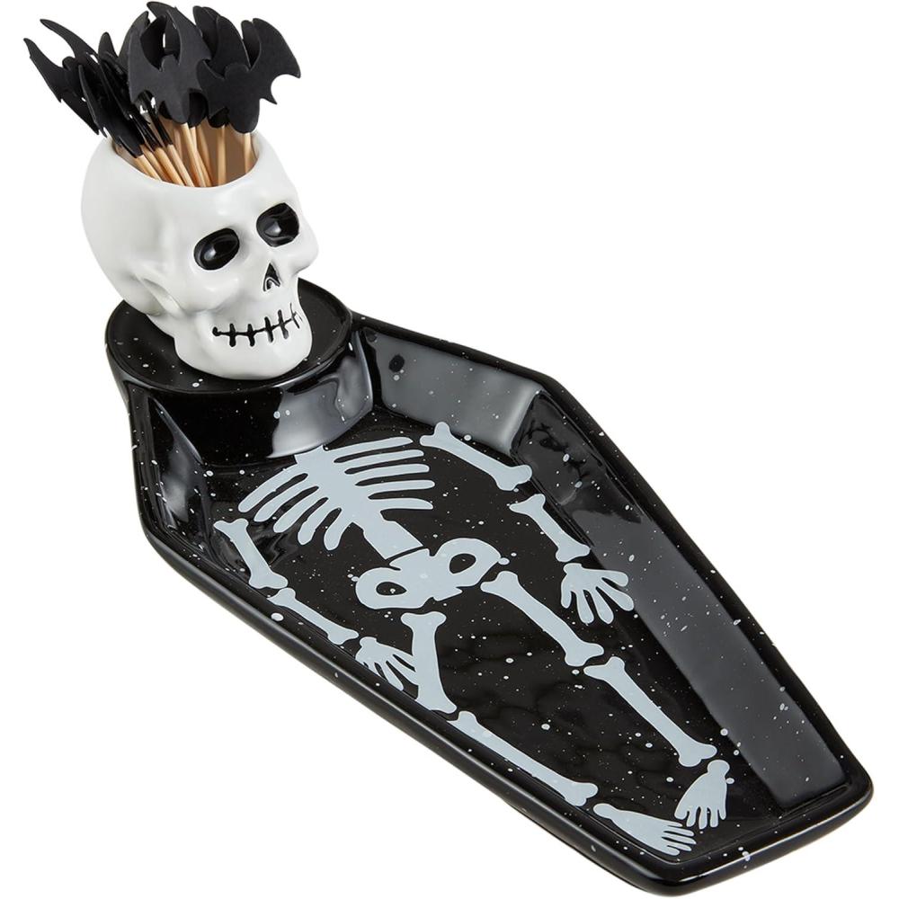 image:imageMud Pie Halloween Tray Toothpicks Skeleton