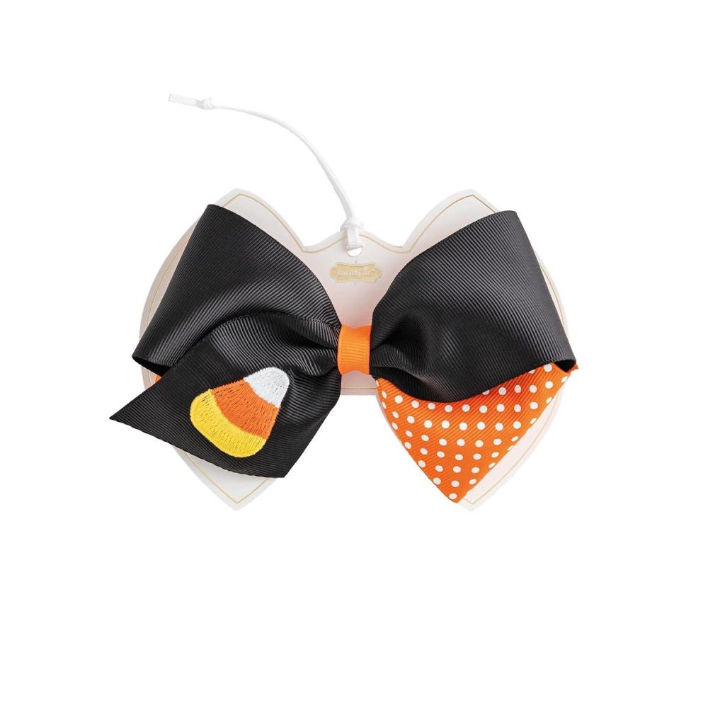 image:imageMud Pie Kids Boo Embroidered BowsORANGE