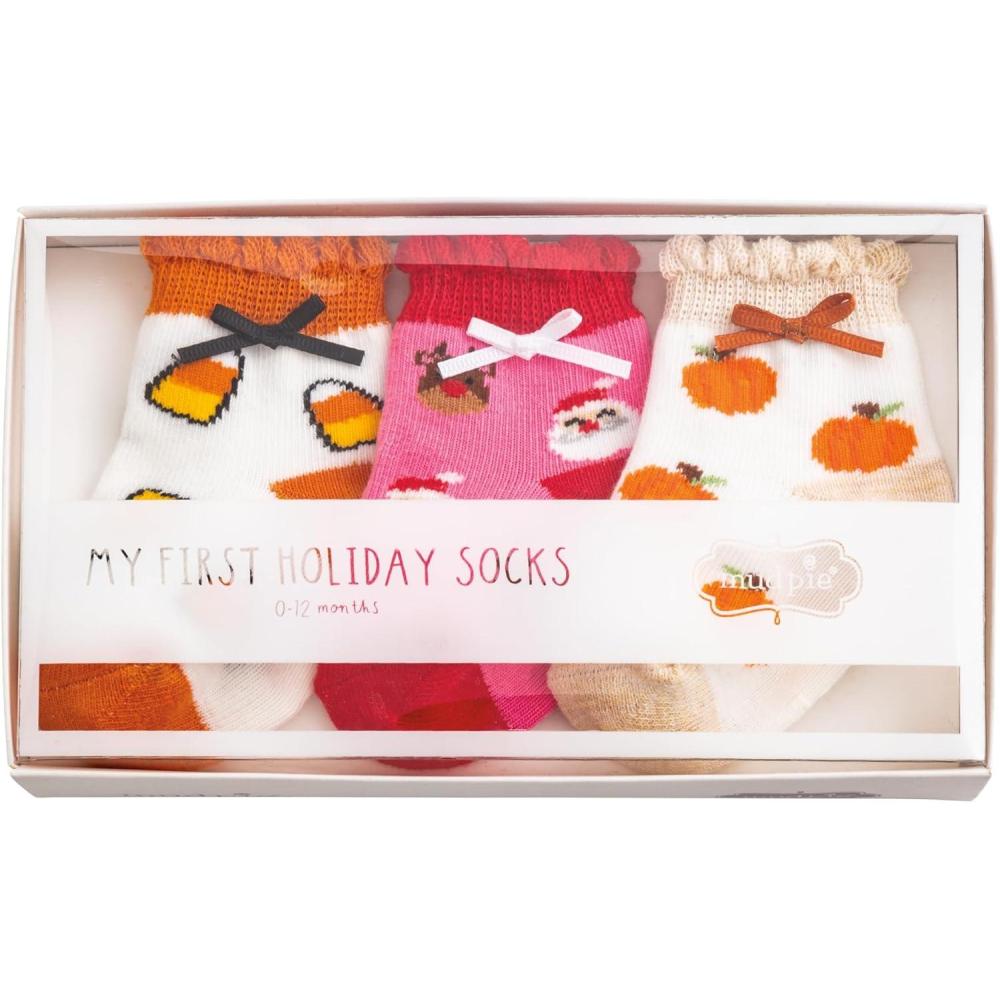 image:imageMud Pie Kids Girl My First Holiday Socks