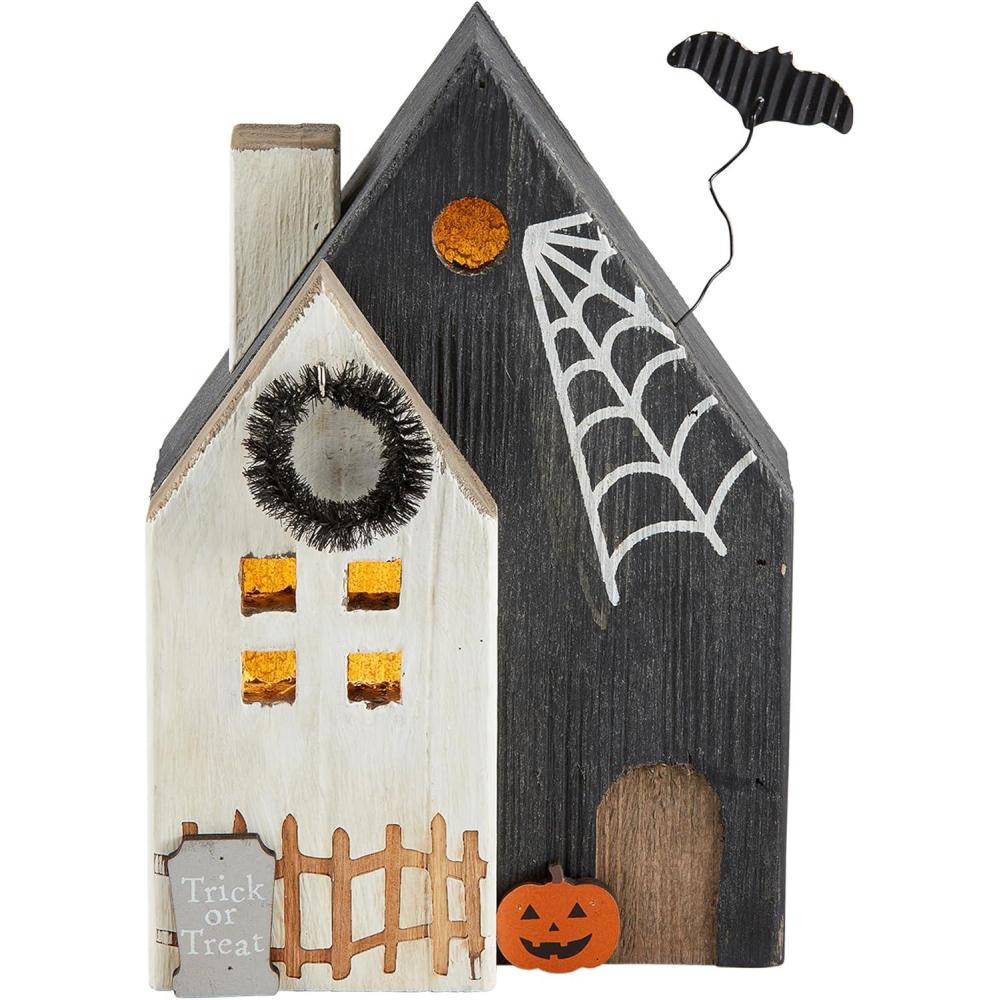 image:imageMud Pie Led Wood Haunted House TrickTrick