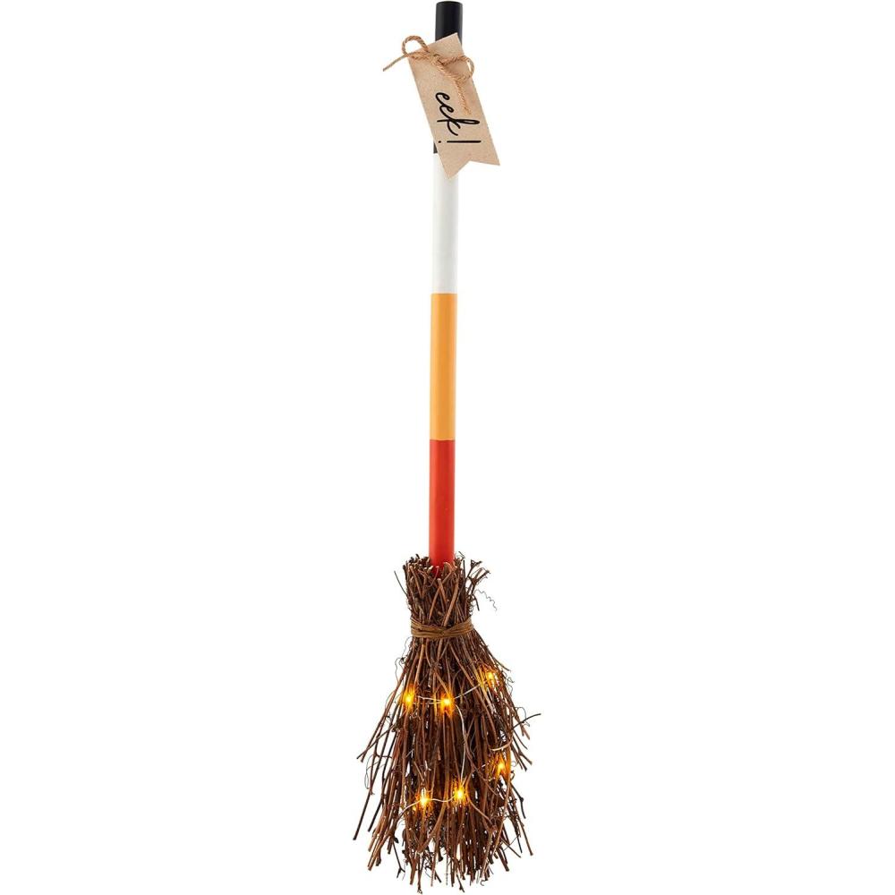 image:imageMud Pie Light Up Broom Dcor Eeek 33