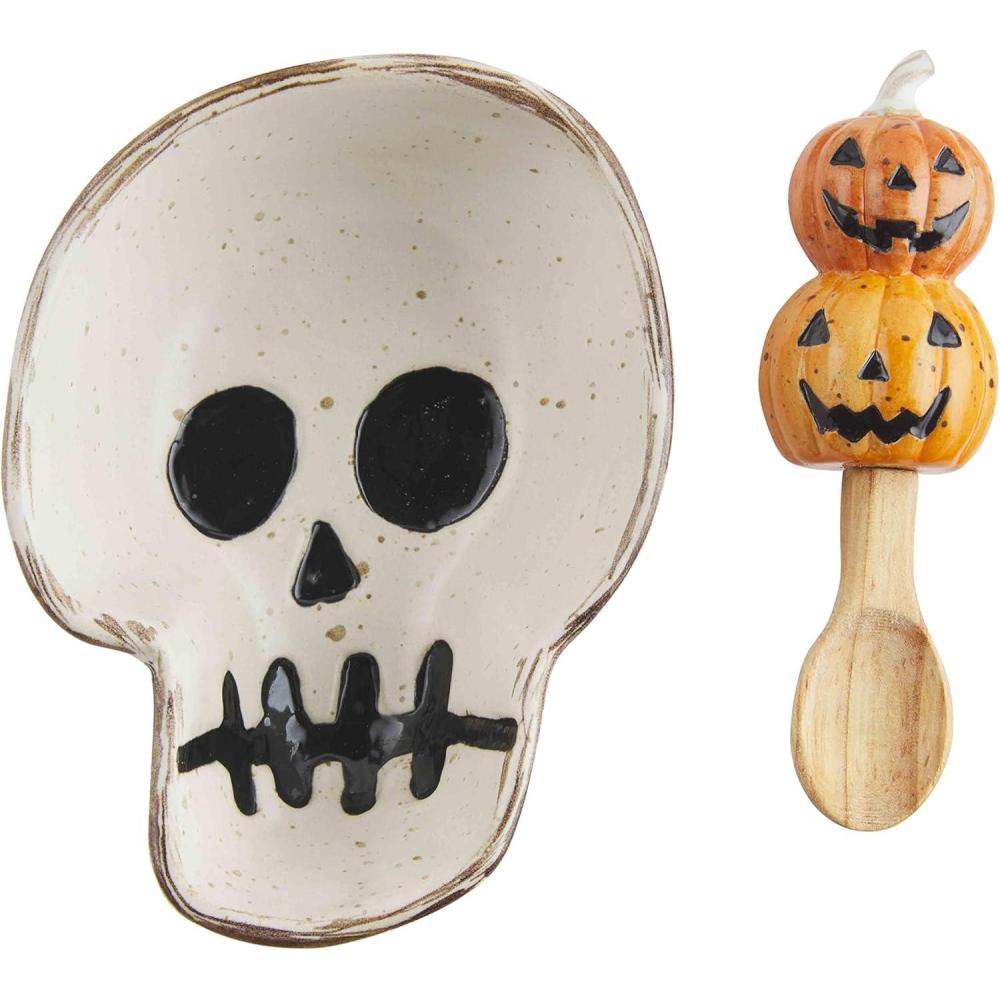 image:imageMud Pie Shaped Candy Bowl Set SkullSkull