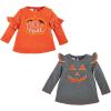 Mud Pie Girls Girls’ Gray Halloween Tunic(Grey)