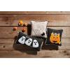 Mud Pie Mini Halloween Pillow, Ghost, 8″ x 8″