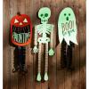 Mud Pie Paper Dangling Hanger, Pumpkin, 15.5″ x 39″