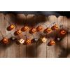 Mud Pie String Ball Lights, Pumpkin, 61″