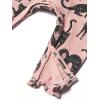 Mud Pie baby-girls Cat One Piece and Hat Set(Pink)