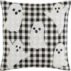Mud Pie Ghost Halloween Pillow, 18″ x 18″(Ghost)