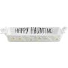 Mud Pie Glow Ghost Sweet Dish; small 2″ x 13″ | large 2 1/2″ x 14″