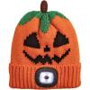 Mud Pie Kids Orange Pumpkin Flashlight Hat